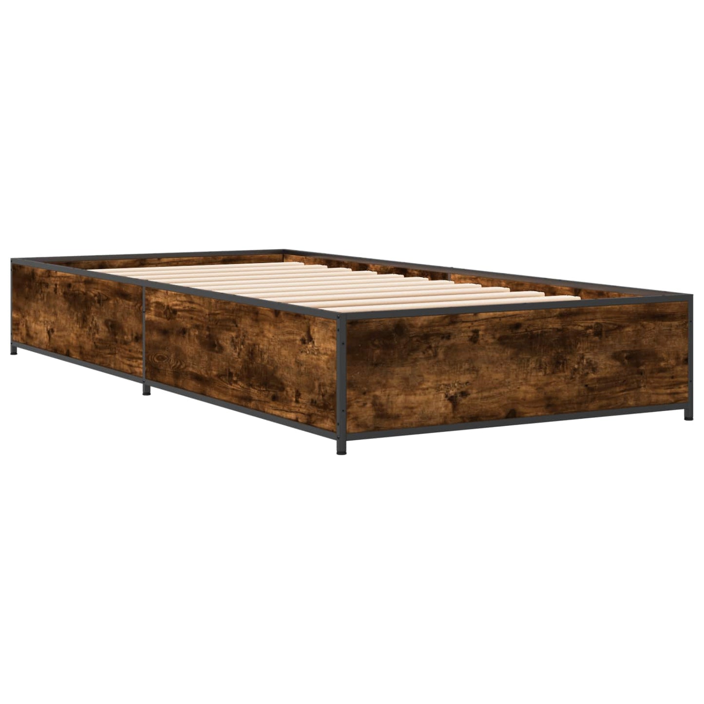 Sengestel Røget eg 80 x 200 cm Konstrueret træ