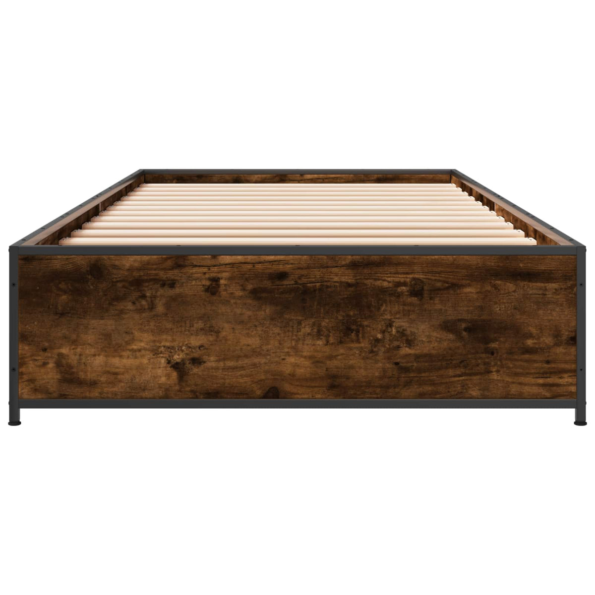 Sengestel Røget eg 80 x 200 cm Konstrueret træ