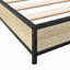 Sengestel Sonoma-eg 80 x 200 cm Konstrueret træ