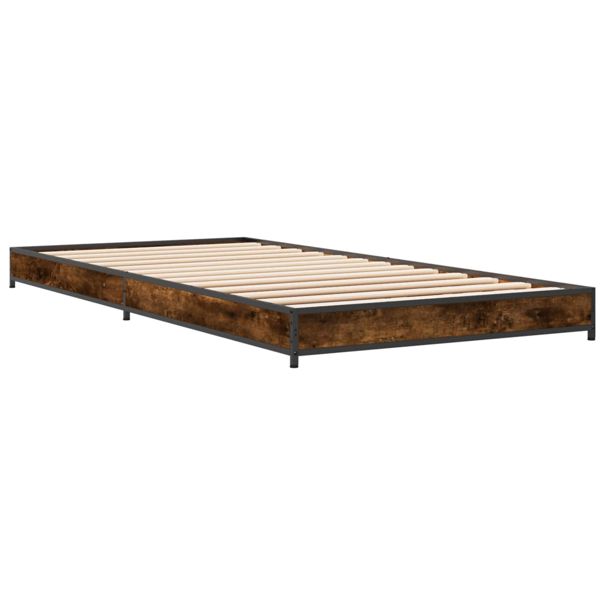 Sengestel Røget eg 80 x 200 cm Konstrueret træ