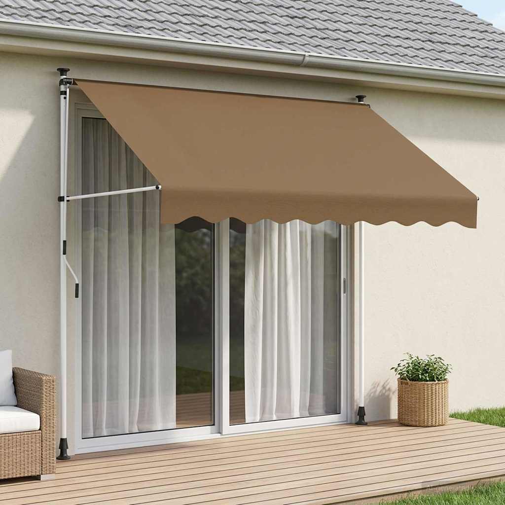Manuel Utrækkelig Markise Beige 350 cm