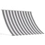 Markise Anthracit og hvid 350 x 150 cm