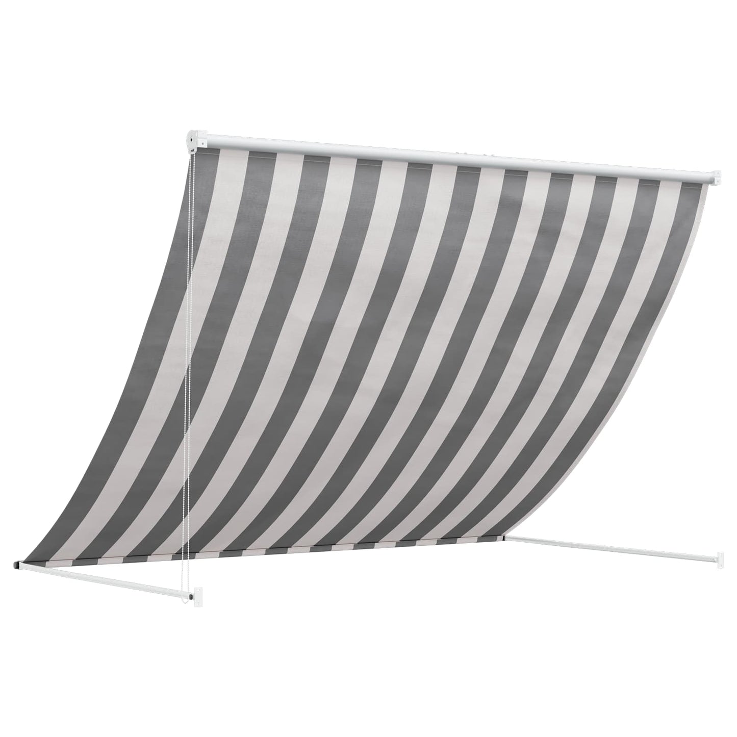Markise Anthracit og hvid 350 x 150 cm