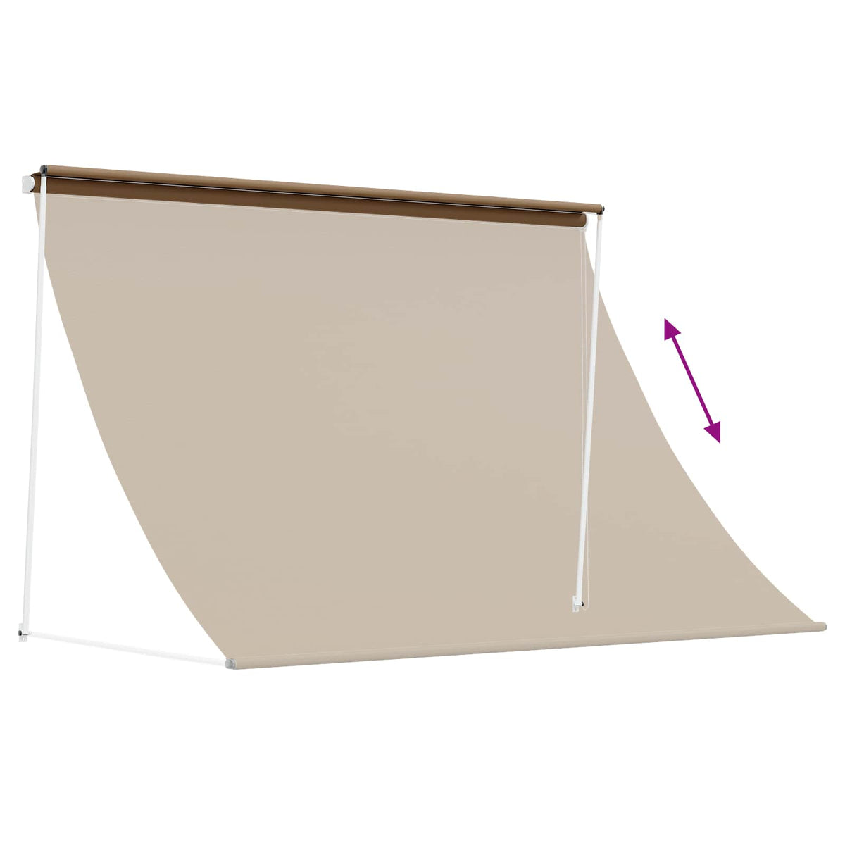 Markise Beige 300 x 150 cm 180 g / m² polyester med PU-belægning