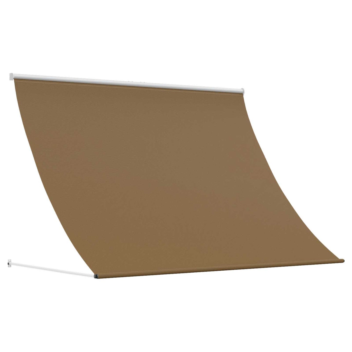 Markise Beige 400 x 150 cm 180 g / m² polyester med PU-belægning