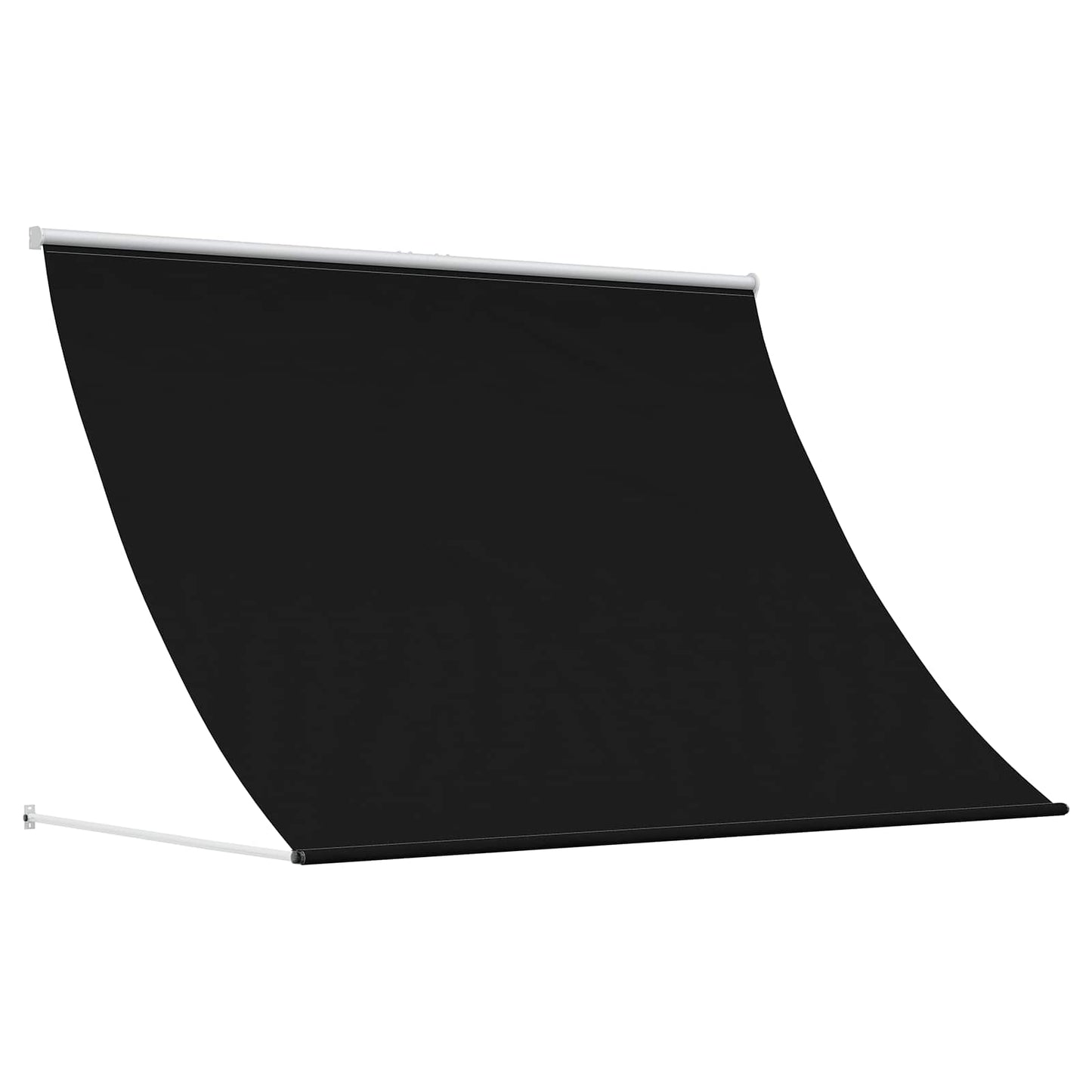 Markise Sort 350 x 150 cm 180 g / m² polyester med PU-belægning
