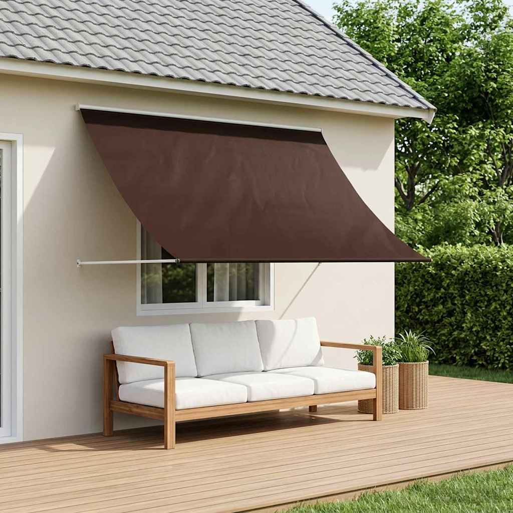 Markise Brun 150 x 150 cm 180 g / m² polyester med PU-belægning
