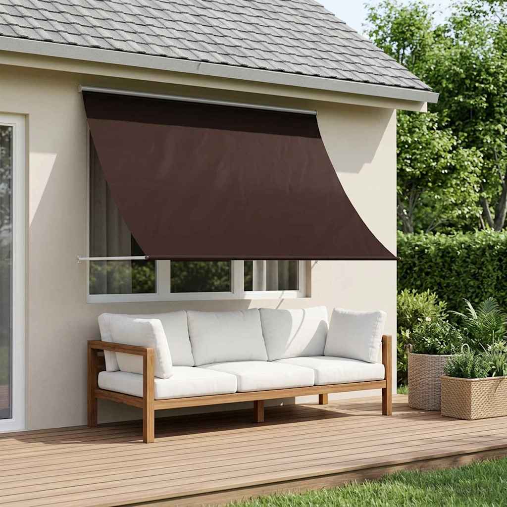Markise Brun 250 x 150 cm 180 g / m² polyester med PU-belægning