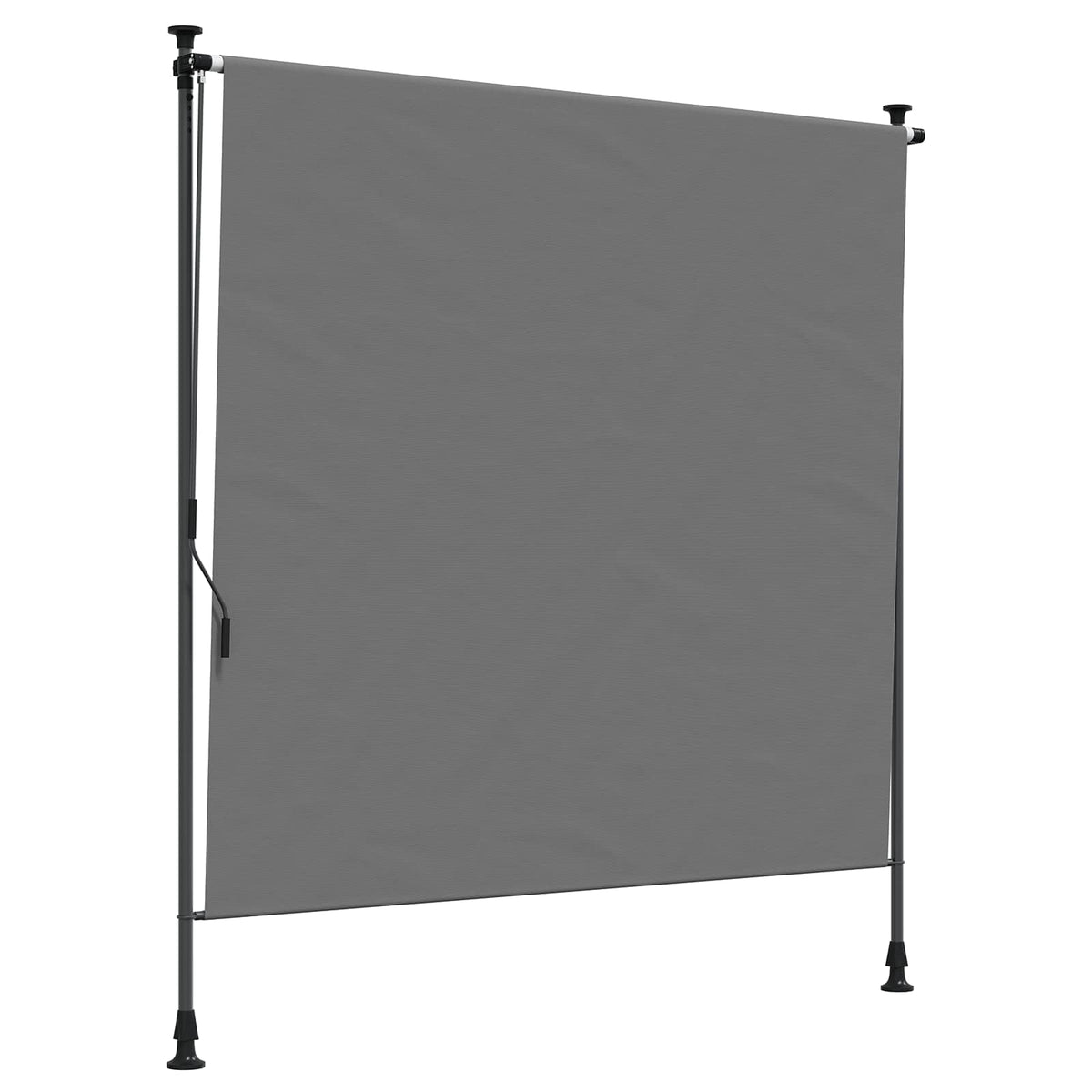 Udendørs Rullegardin Lysegrå 120 x 270 cm