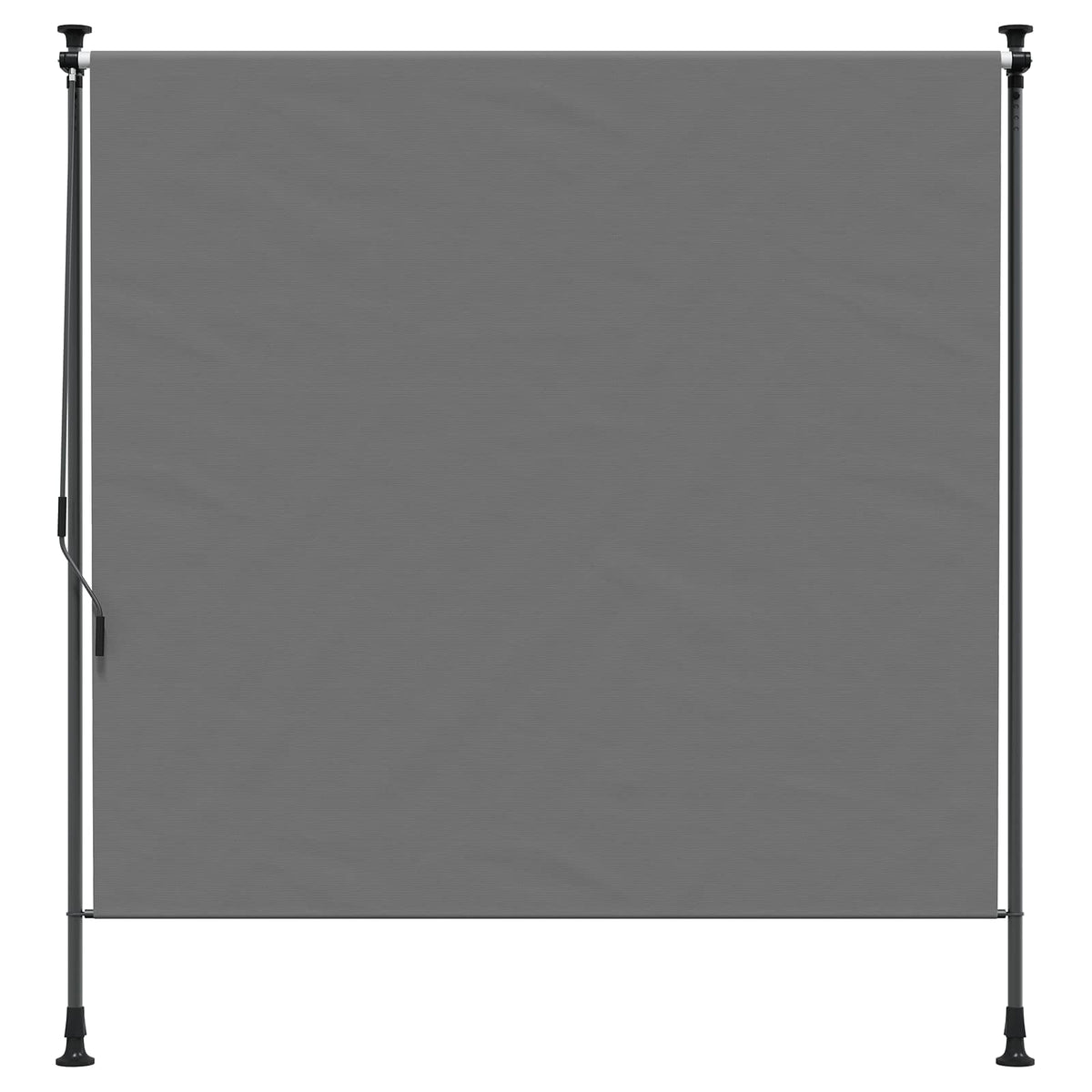 Udendørs Rullegardin Lysegrå 120 x 270 cm