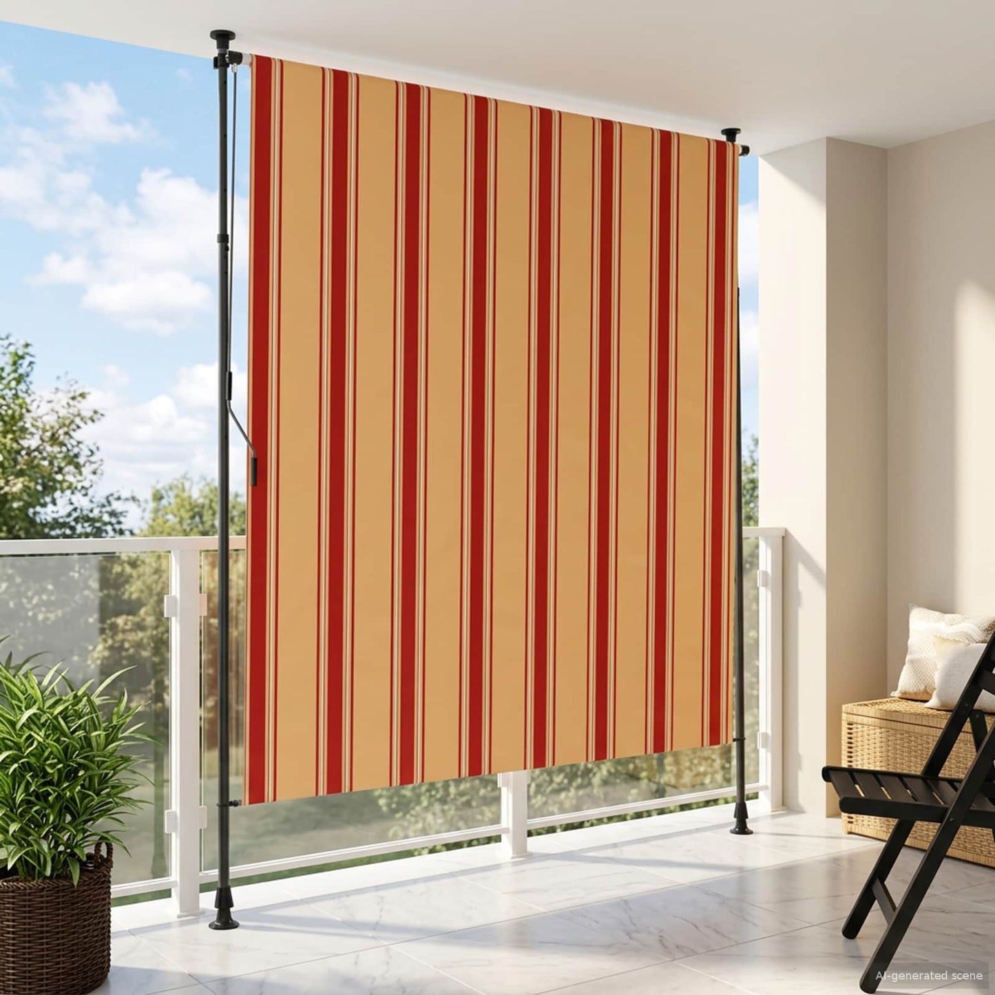 Udendørs Rullegardin Flerfarvet 200 x 270 cm