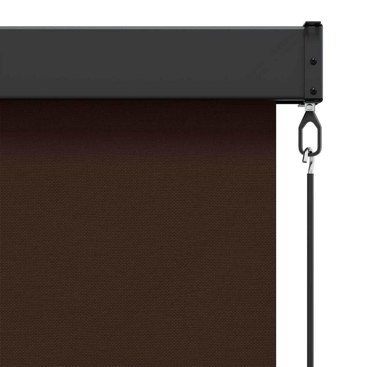 Rullegardin Brun 60 x 250 cm Stof og Aluminium