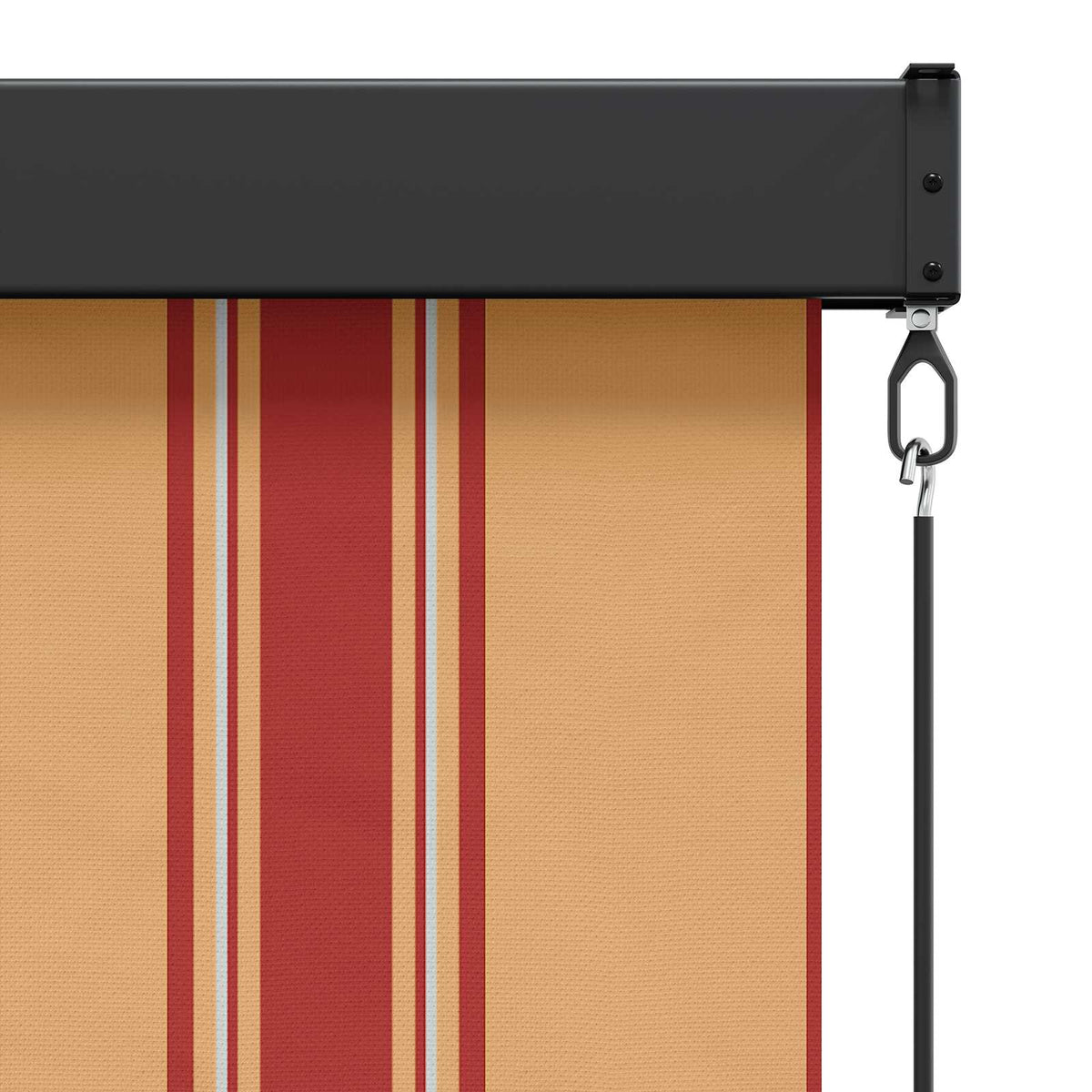Rullegardin Flerfarvet 80 x 250 cm Stof og Aluminium