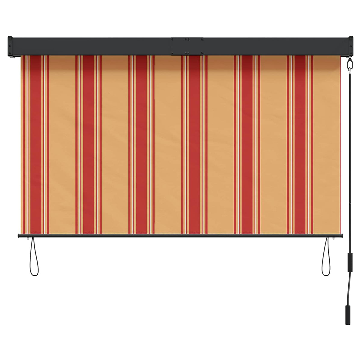 Rullegardin Flerfarvet 80 x 250 cm Stof og Aluminium