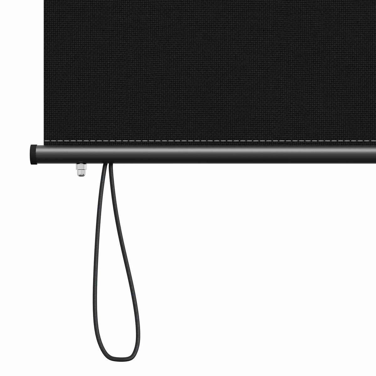 Rullegardin Sort 140 x 250 cm Stof og Aluminium