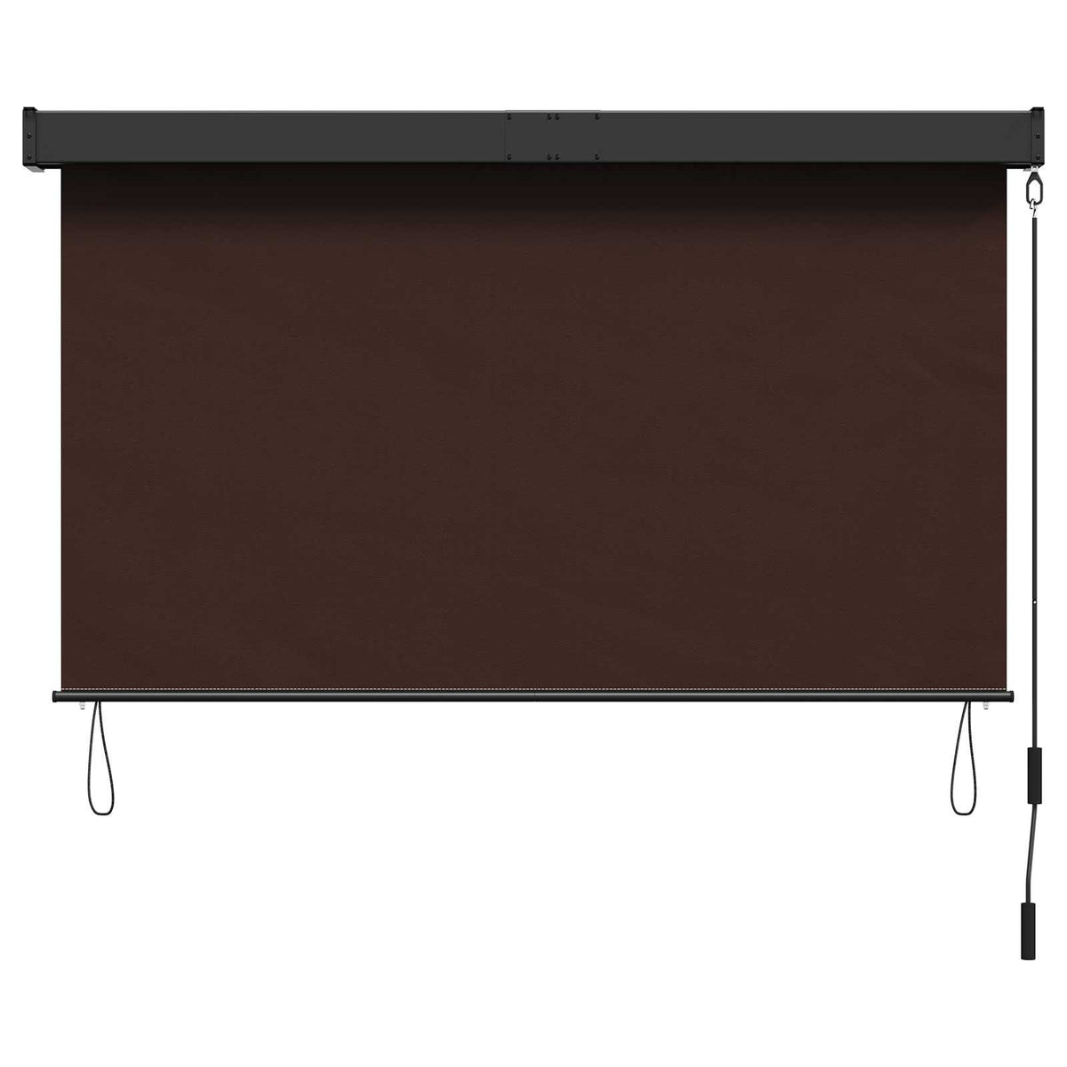 Rullegardin Brun 140 x 250 cm Stof og Aluminium