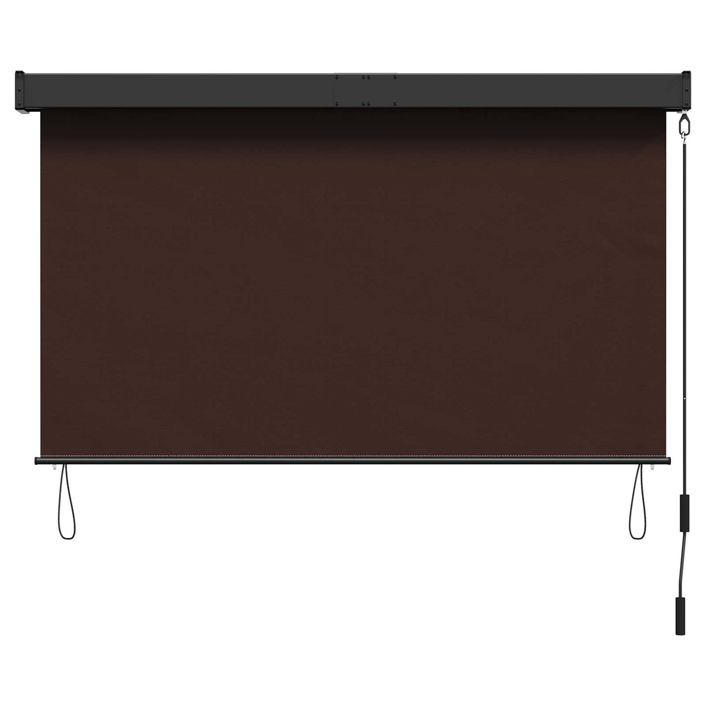 Rullegardin Brun 160 x 250 cm Stof og Aluminium