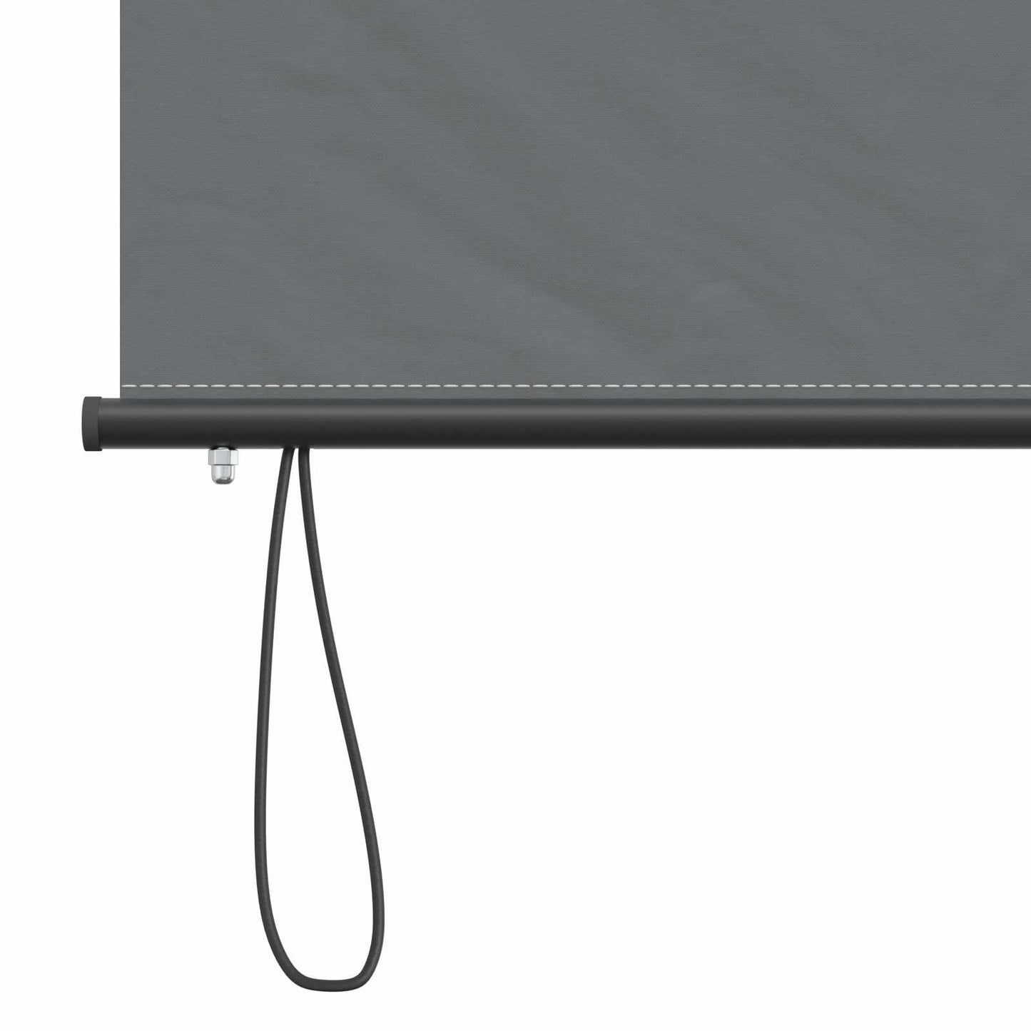 Rullegardin Lysegrå 180 x 250 cm Stof og Aluminium