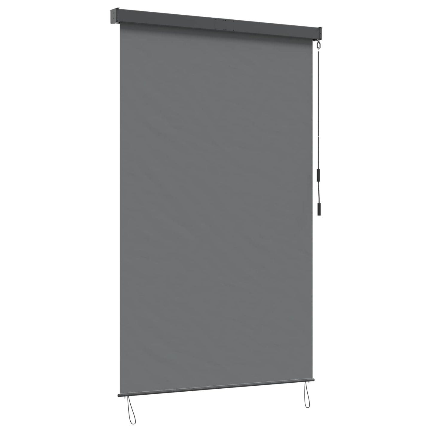 Rullegardin Lysegrå 180 x 250 cm Stof og Aluminium