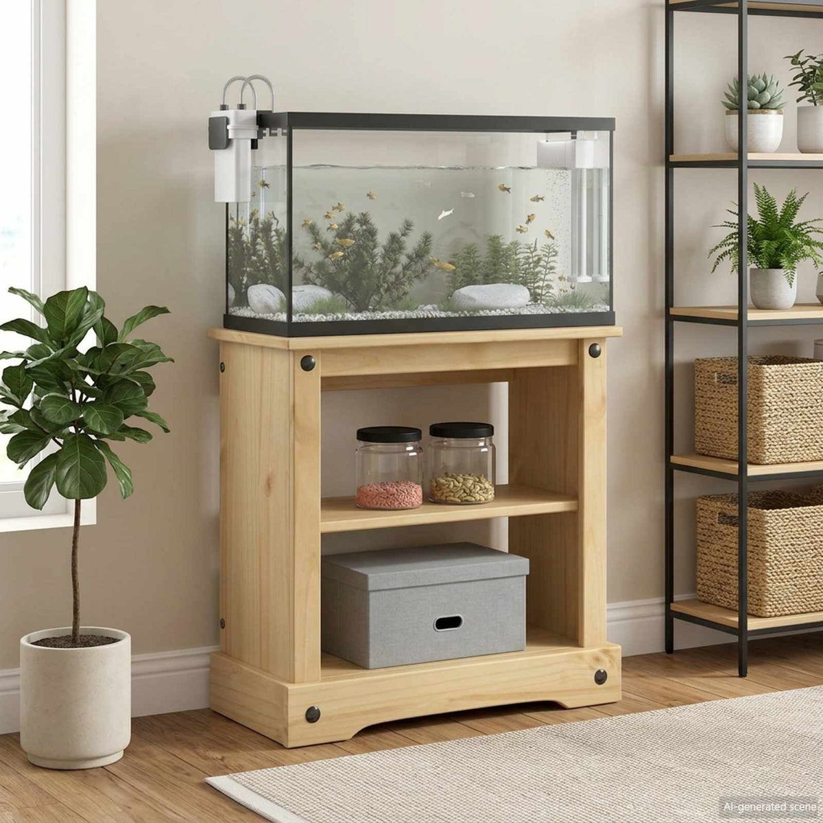 Akvarium stand CORONA Brun 60,5 x 30 x 60 cm 150 kg