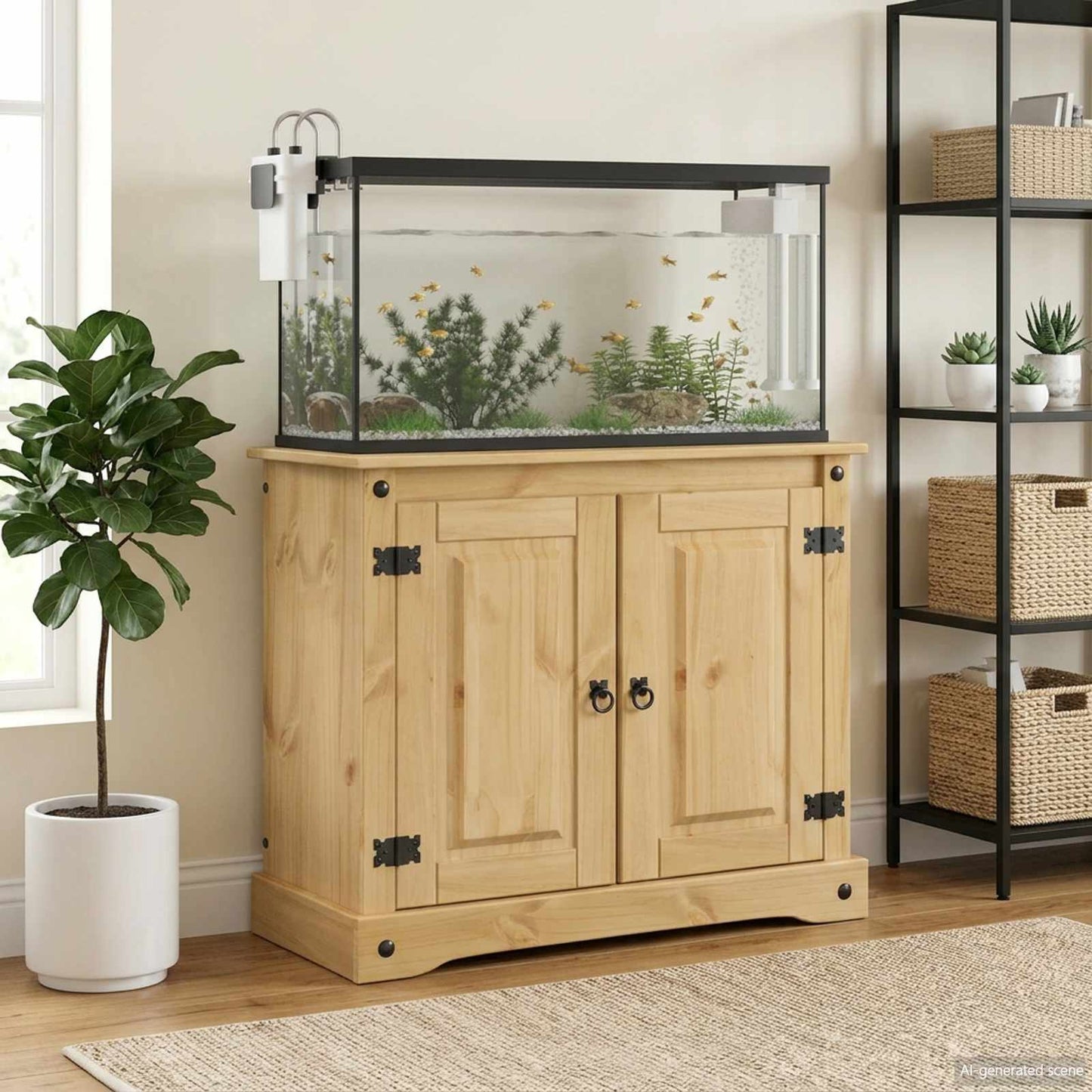 Akvarium stand CORONA Brun 81,5 x 37 x 73 cm 250 kg