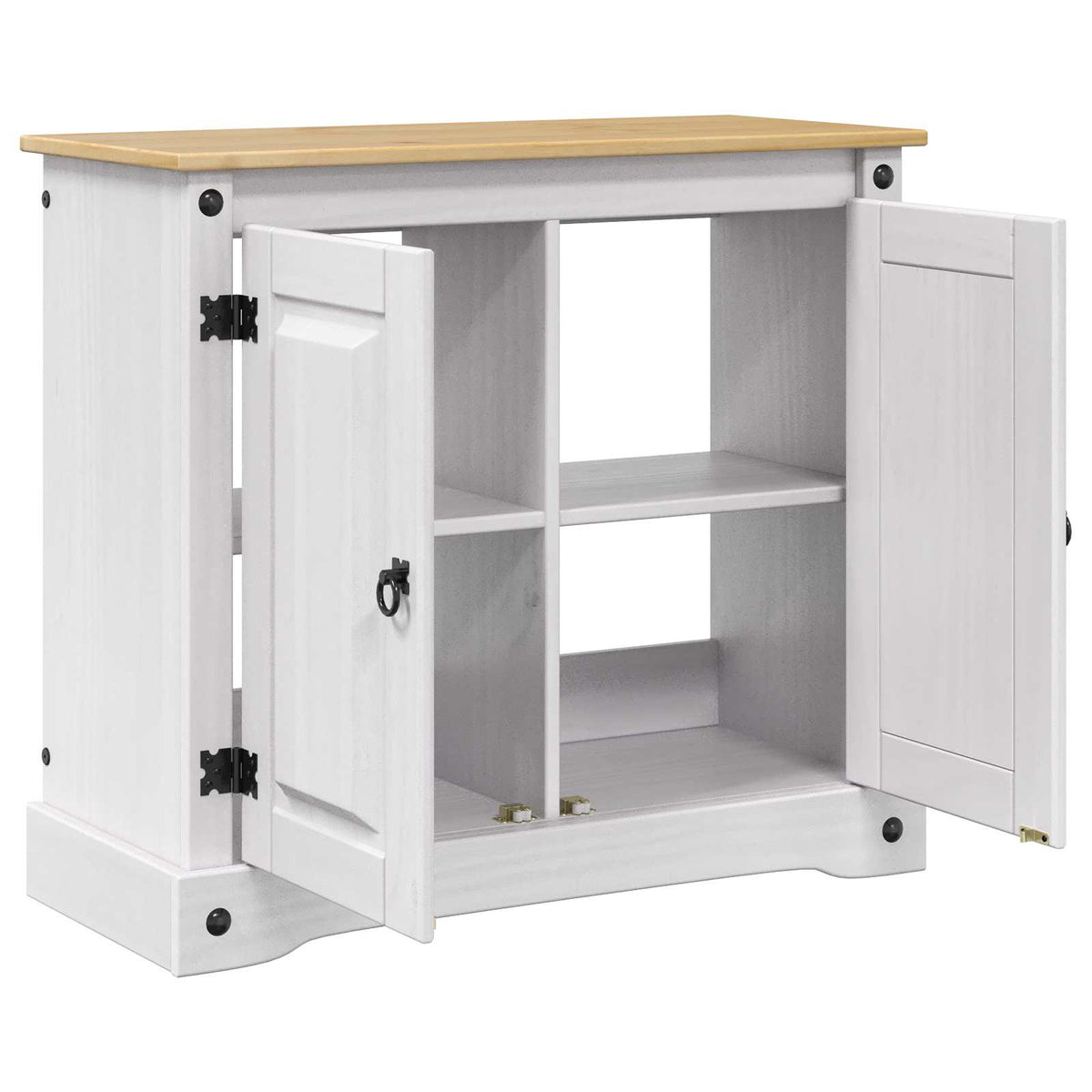 Akvarium stand CORONA Hvid og brun 81,5 x 37 x 73 cm 250 kg