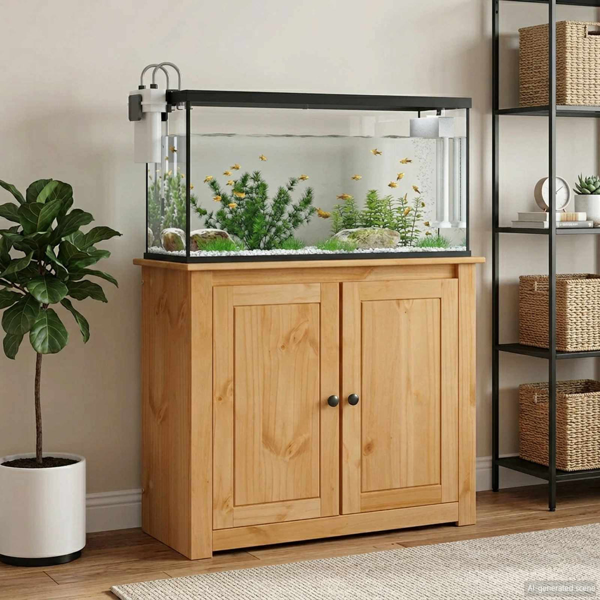 Akvarium stand PANAMA Brun 81 x 36 x 73 cm 250 kg