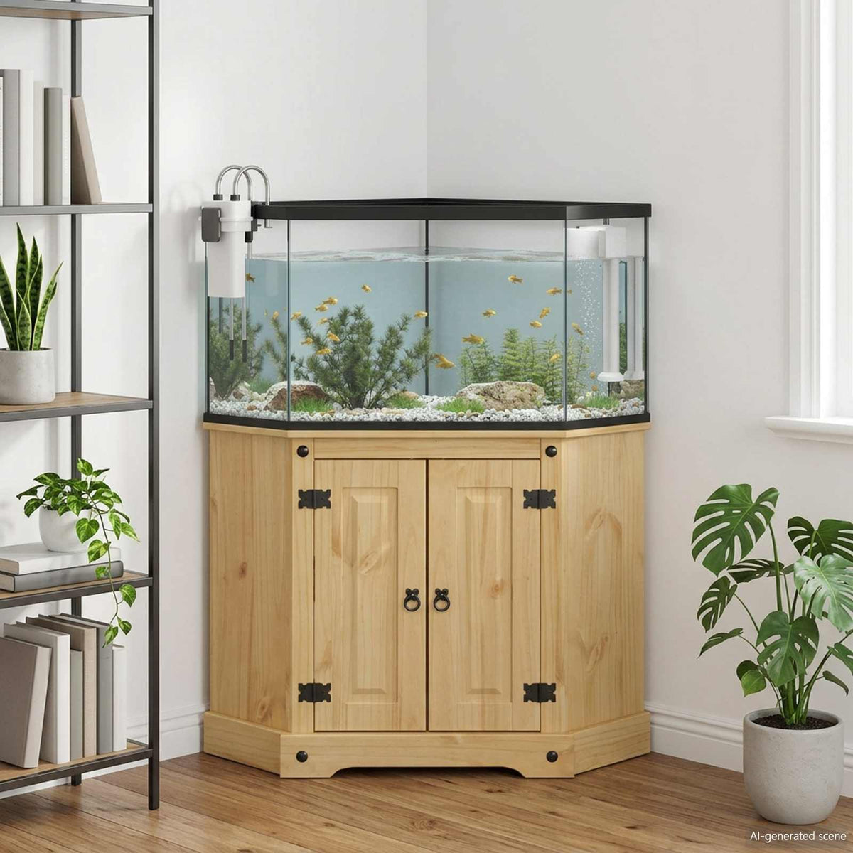 Akvarium stand CORONA Brun 70 x 70 x 73 cm 300 kg