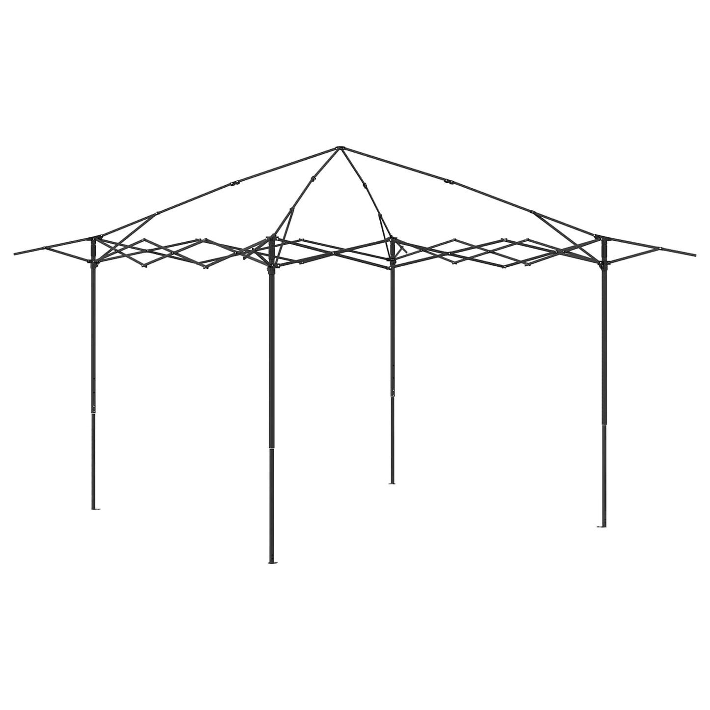 Gazebo med 4 Sider Creme og antracit