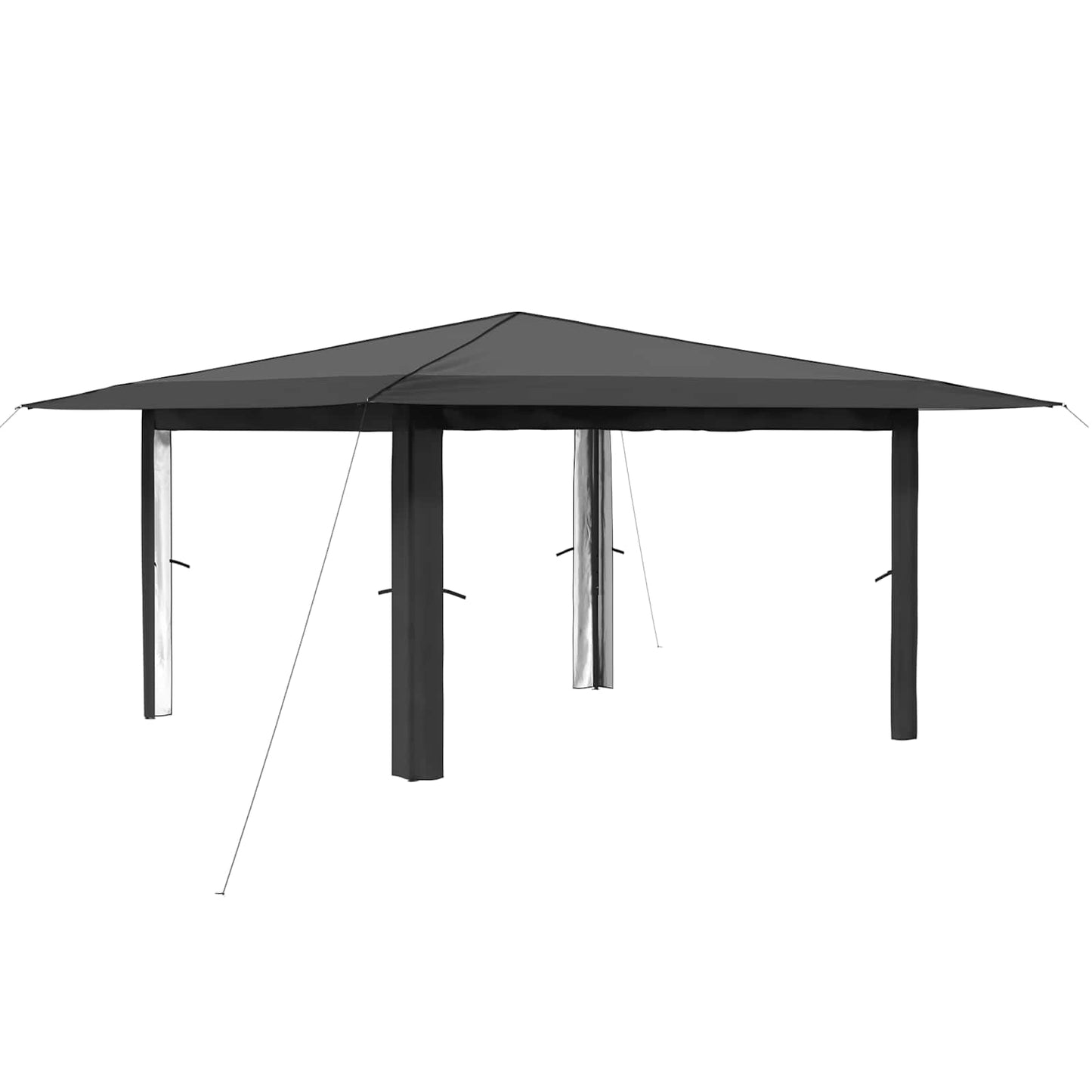 Gazebo uden Sidevæg 4 x 4 m Lysegrå og antracit