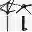 Gazebo med 4 Sider 4 x 4 m Creme og Brun