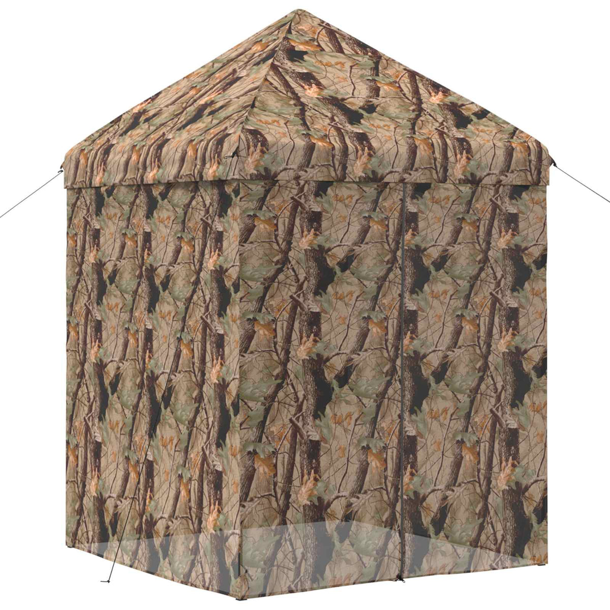 Pop-up Skur med 4 Sidevægge 3 x 3 m Skov Camouflage