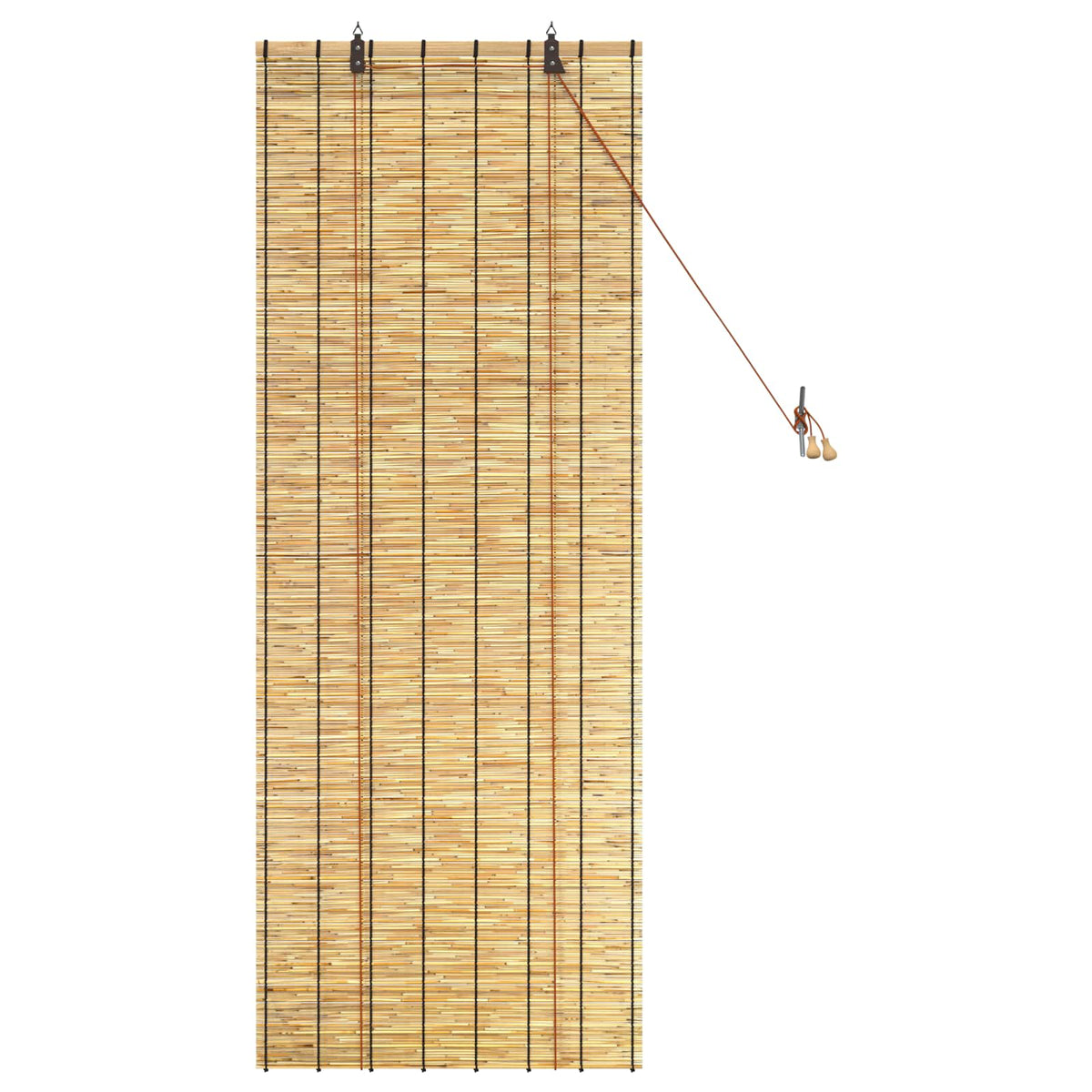 Rullegardin Naturfarvet 60 x 160 cm Rør