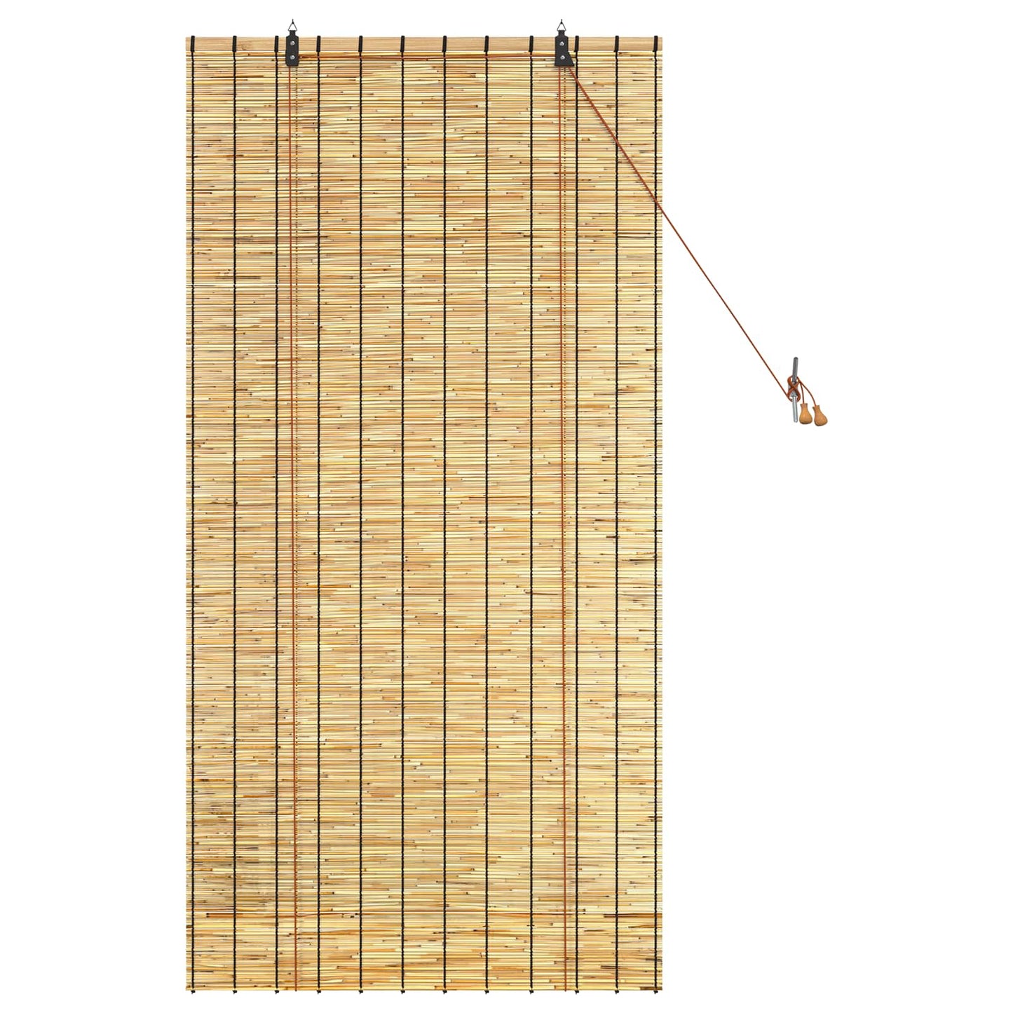 Rullegardin Naturfarvet 80 x 160 cm Rør