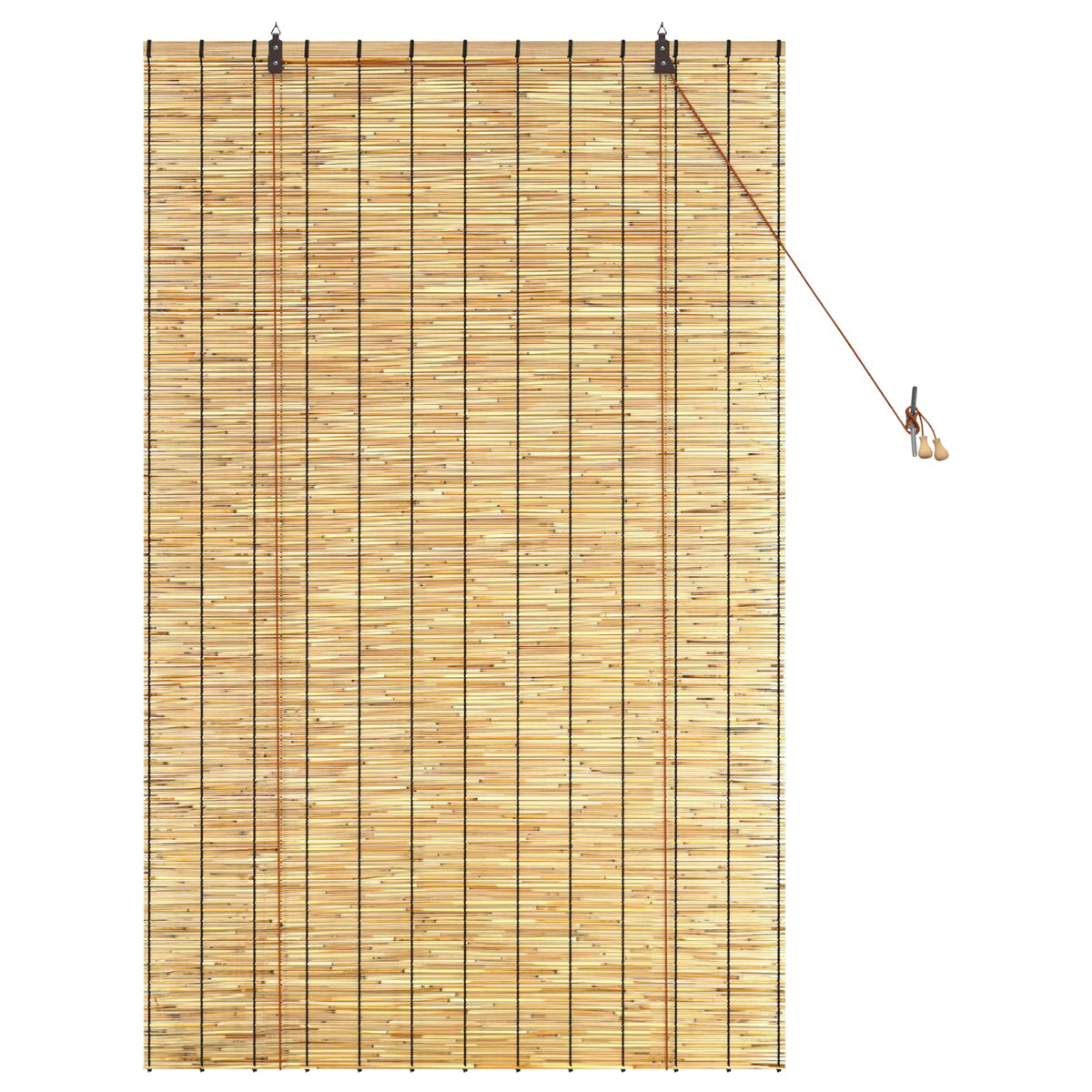 Rullegardin Naturfarvet 100 x 160 cm Rør