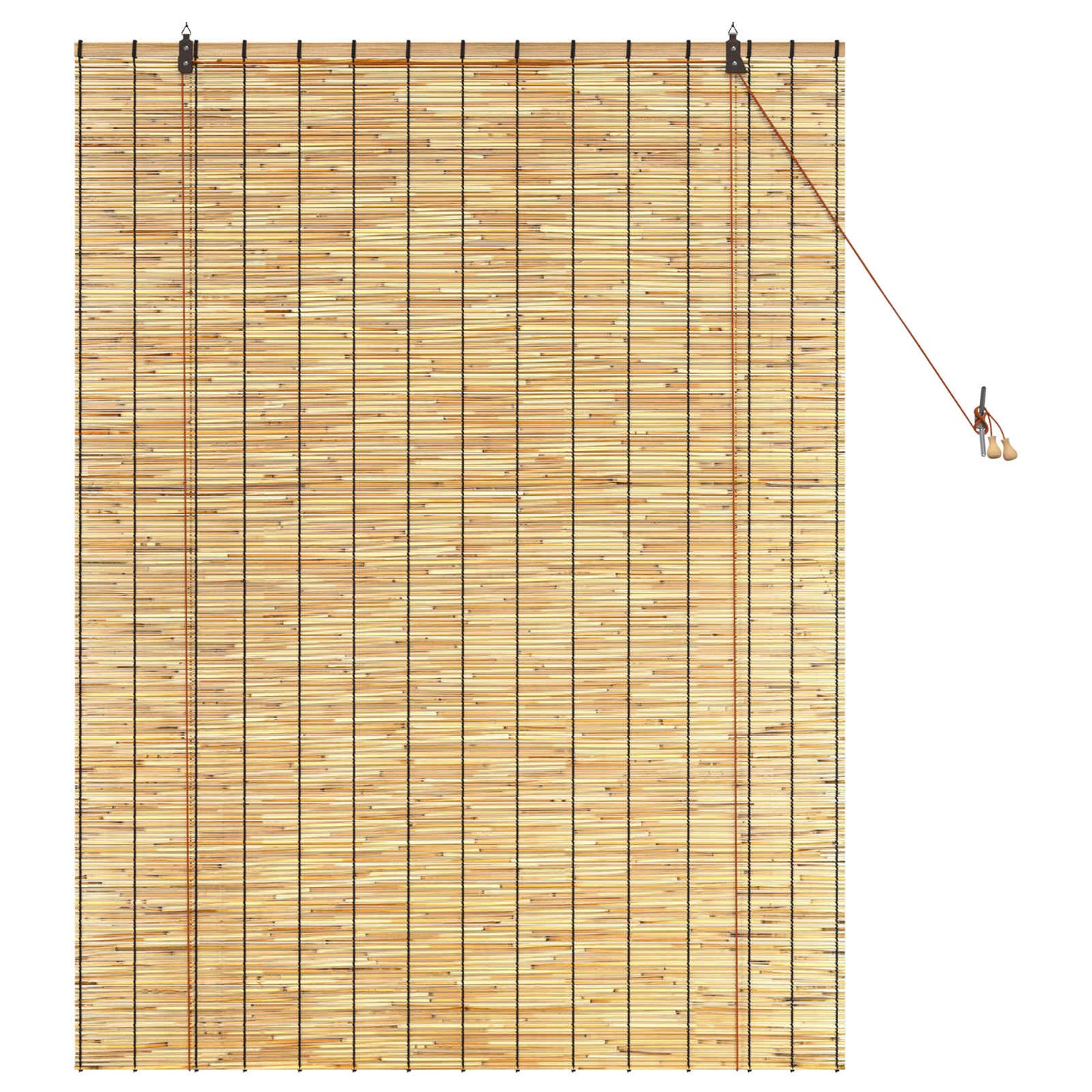 Rullegardin Naturfarvet 120 x 160 cm Rør
