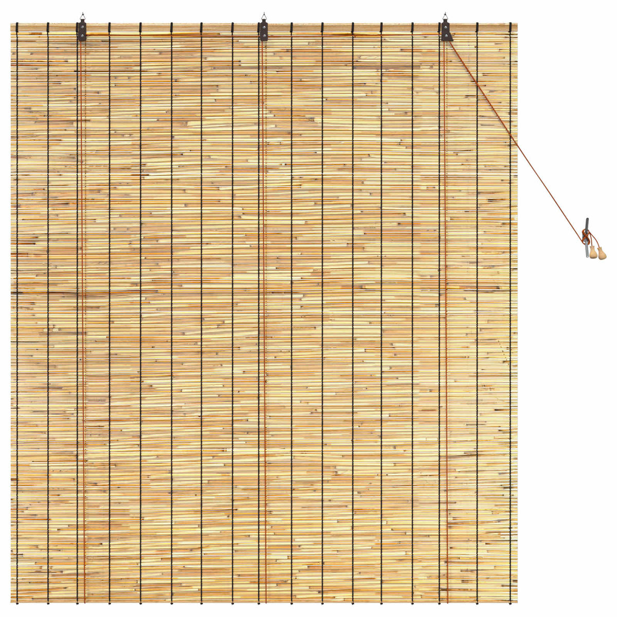 Rullegardin Naturfarvet 140 x 160 cm Rør