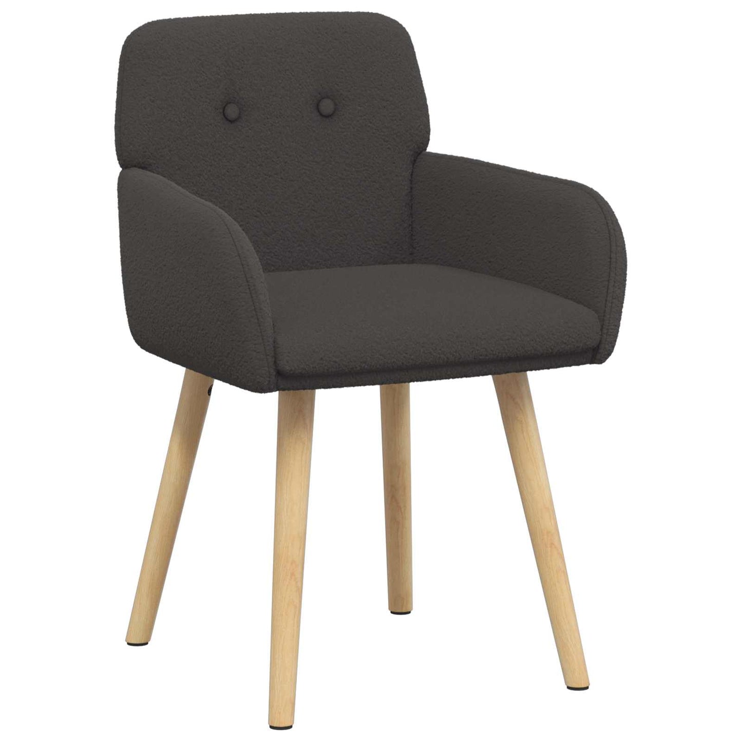 Spisestole 2 stk. Bouclé Mørkegrå 59 x 56,5 x 85 cm