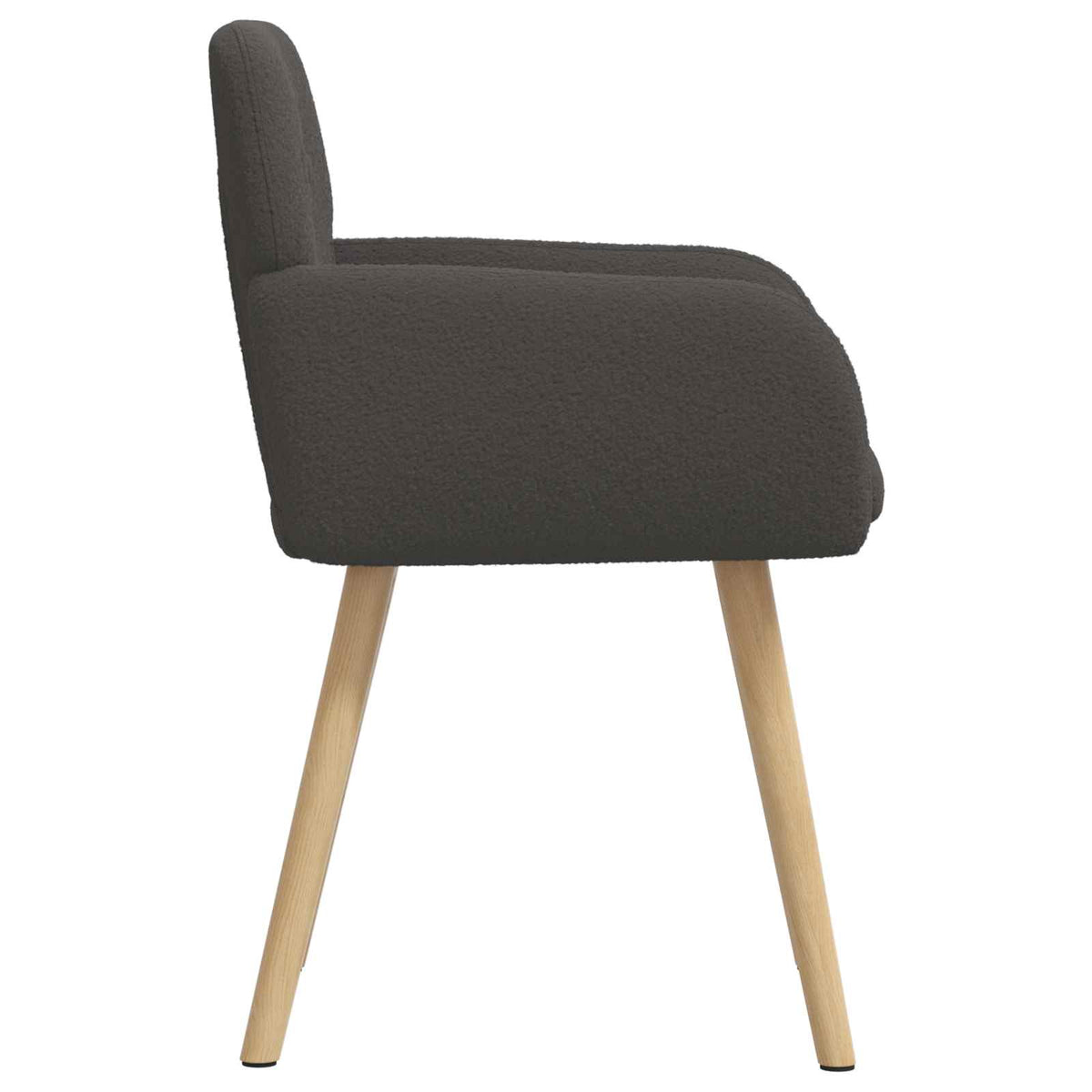 Spisestole 2 stk. Bouclé Mørkegrå 59 x 56,5 x 85 cm