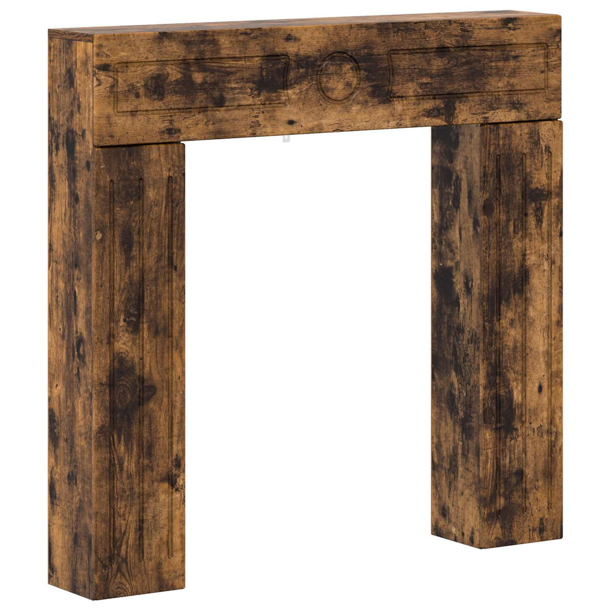 Pejseramme Røget eg 102 x 18 x 100,5 cm Konstrueret træ