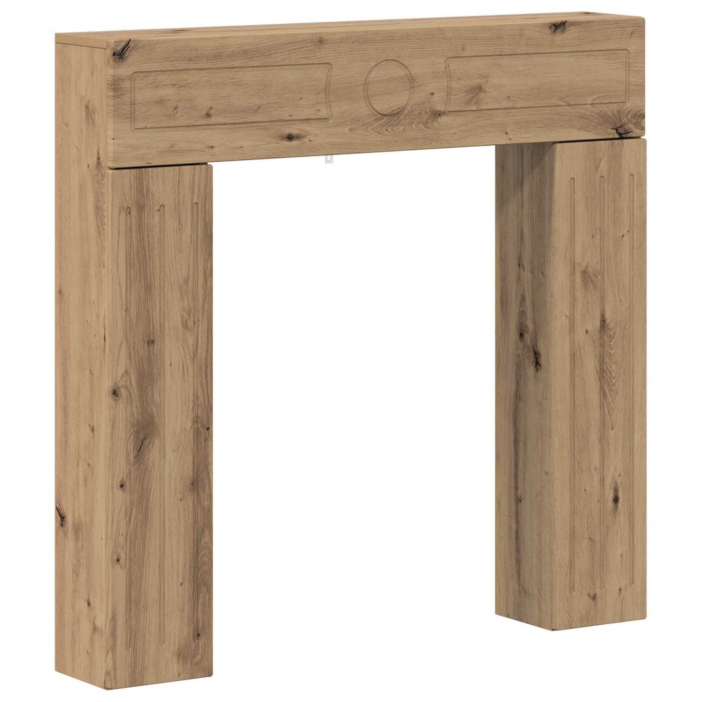 Pejseramme Artisan-eg 102 x 18 x 100,5 cm Konstrueret træ