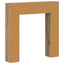Pejseramme Artisan-eg 102 x 18 x 100,5 cm Konstrueret træ