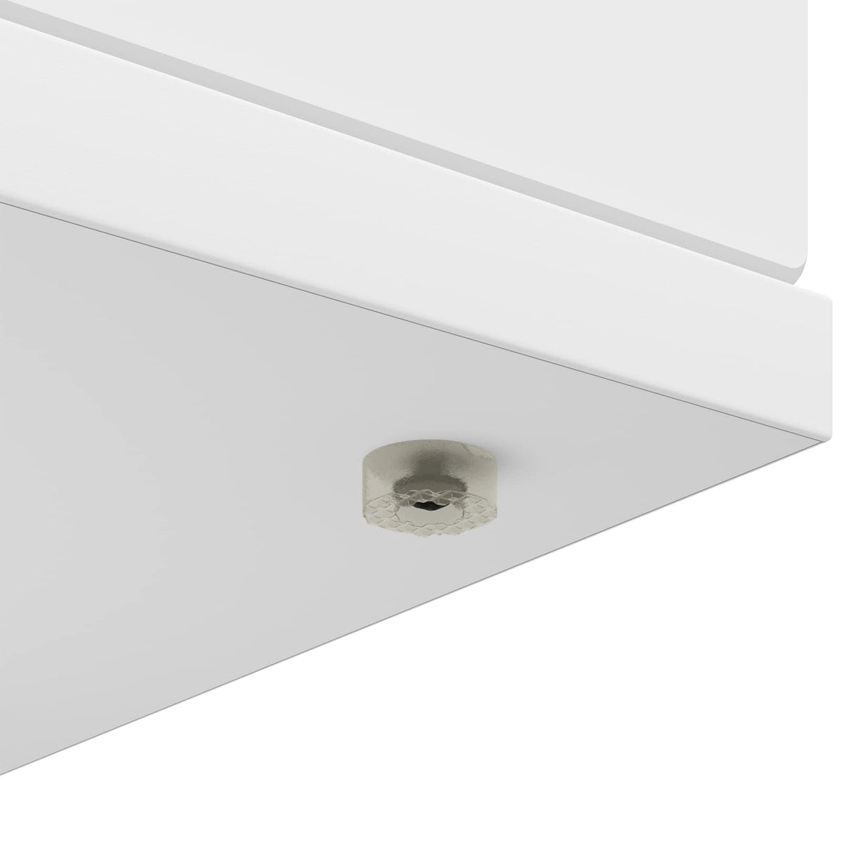 Pejseramme Hvid 100 x 20 x 100 cm Konstrueret træ