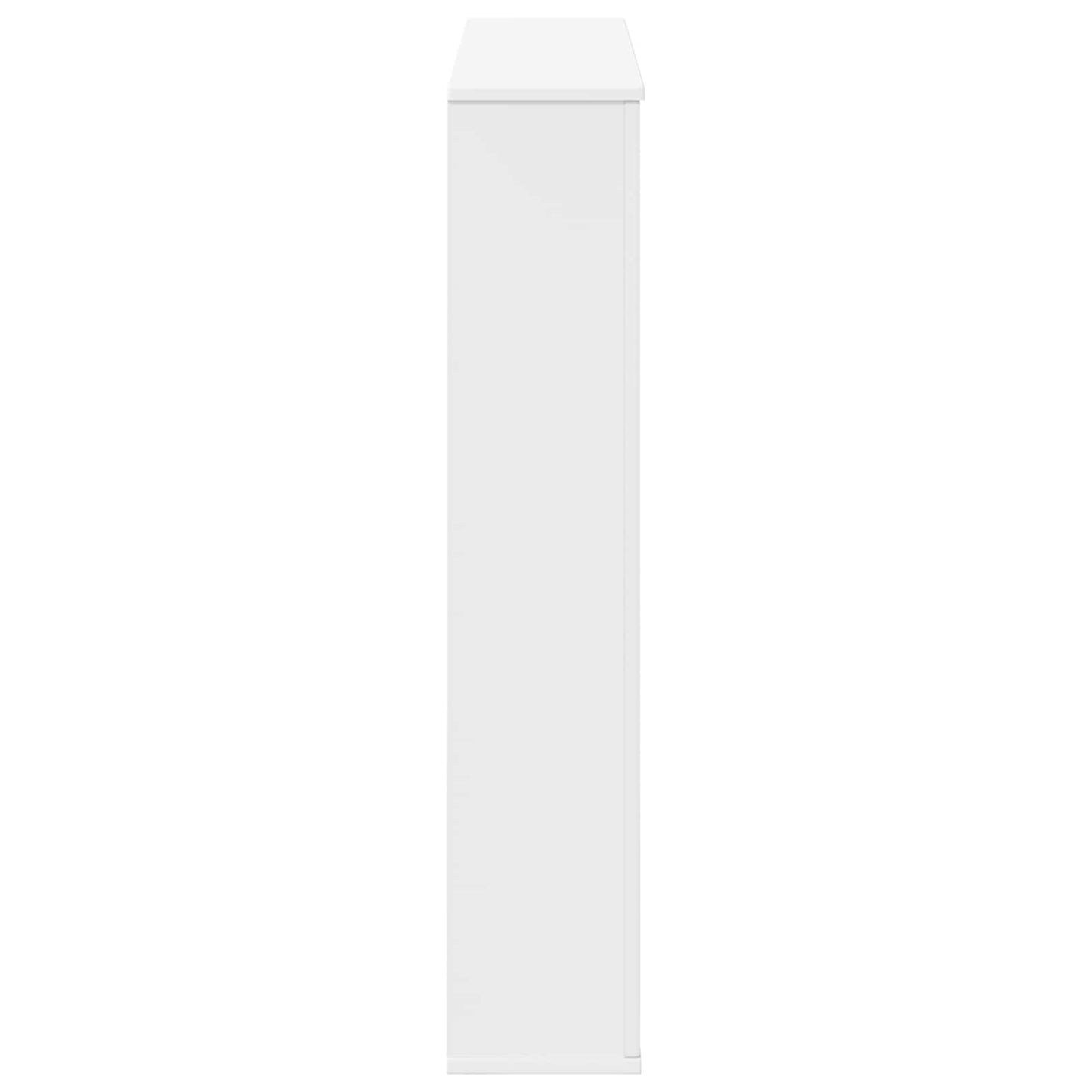 Pejseramme Hvid 100 x 20 x 100 cm Konstrueret træ