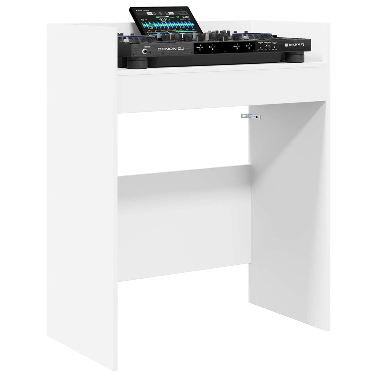 DJ Bord Hvid 102 x 45 x 102 cm Konstrueret træ