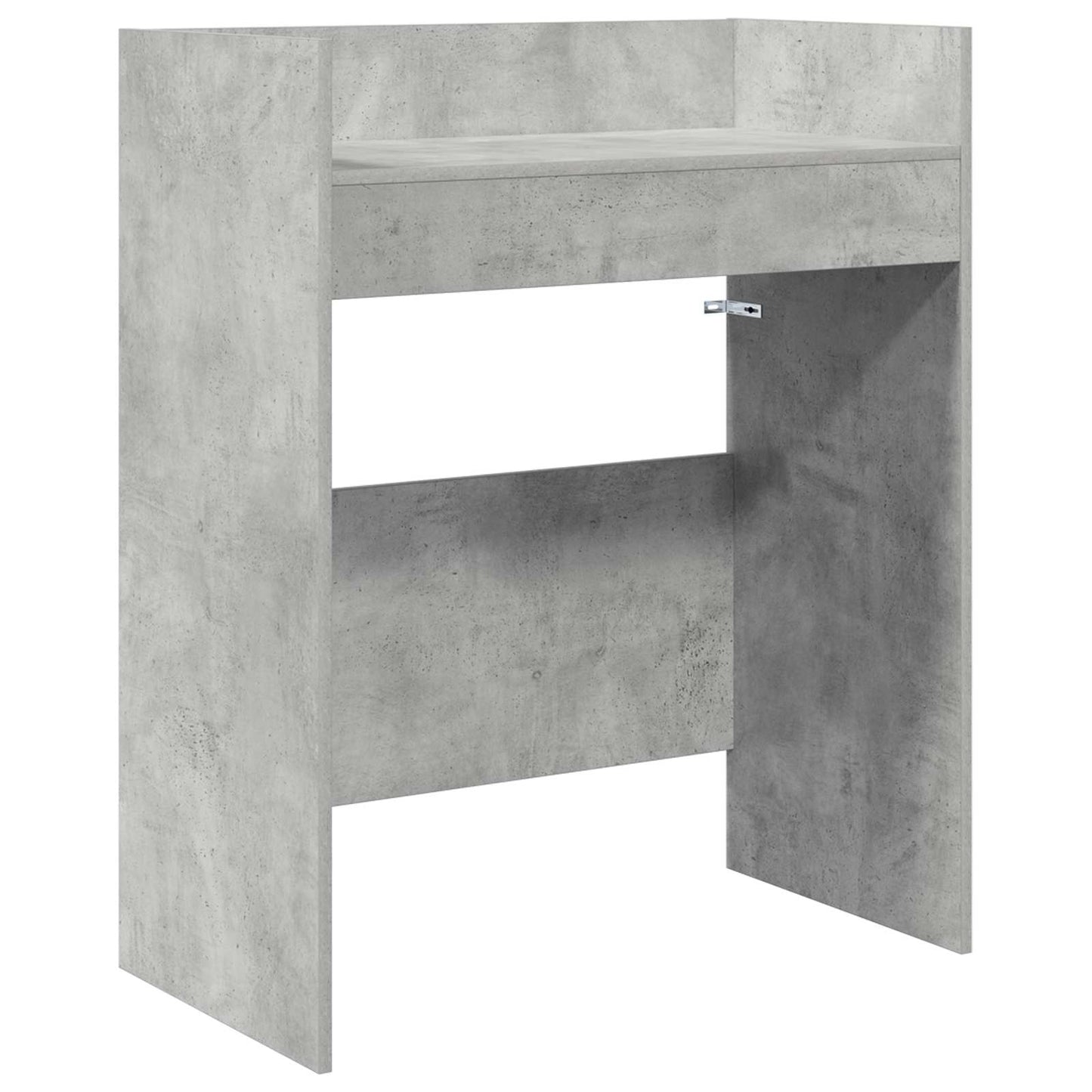 DJ Bord Betongrå 102 x 45 x 102 cm Konstrueret træ