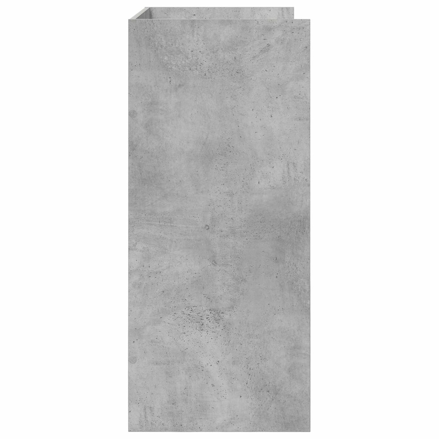 DJ Bord Betongrå 102 x 45 x 102 cm Konstrueret træ