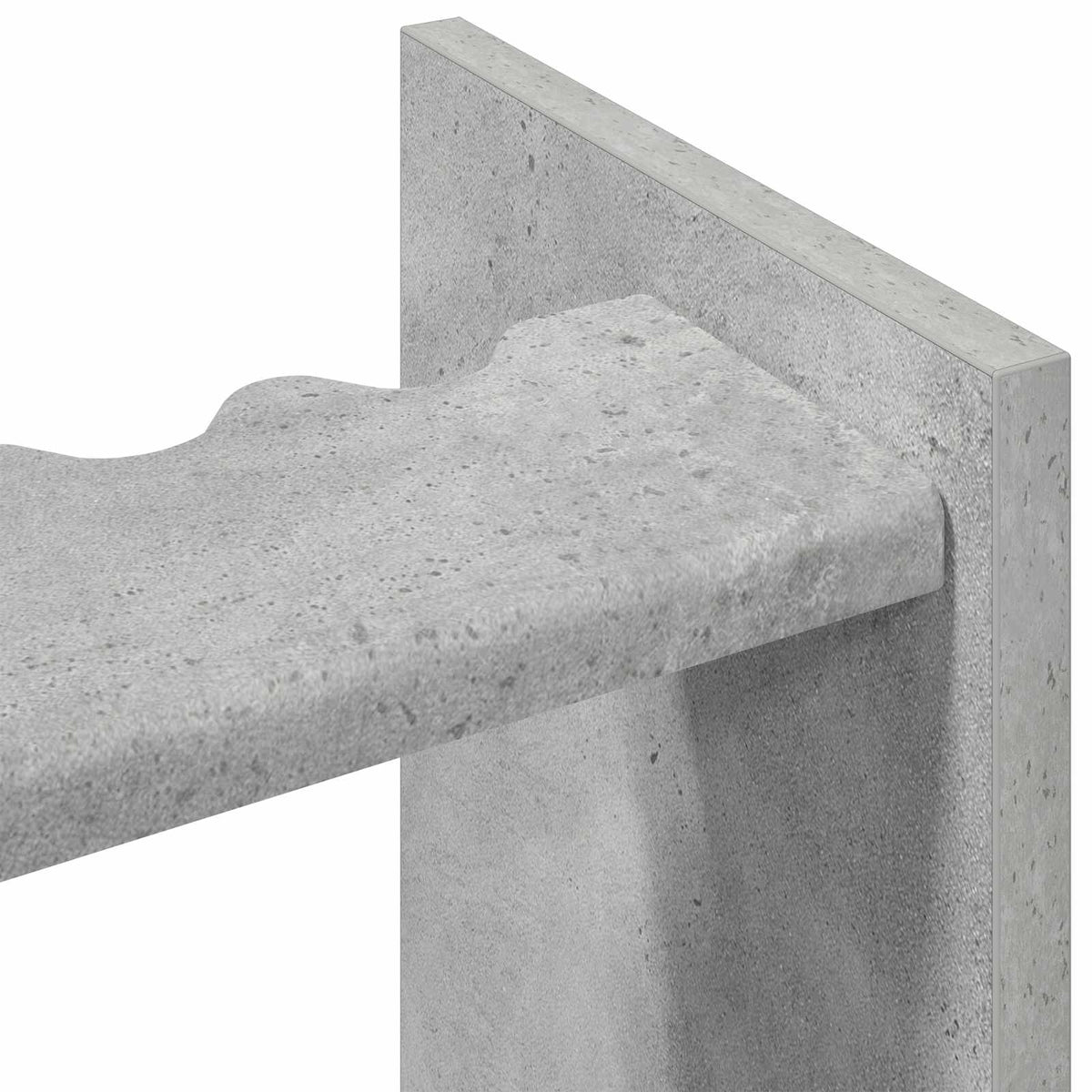 Billardkø støtter Konstrueret træ 60 x 20 x 57 cm Betongrå