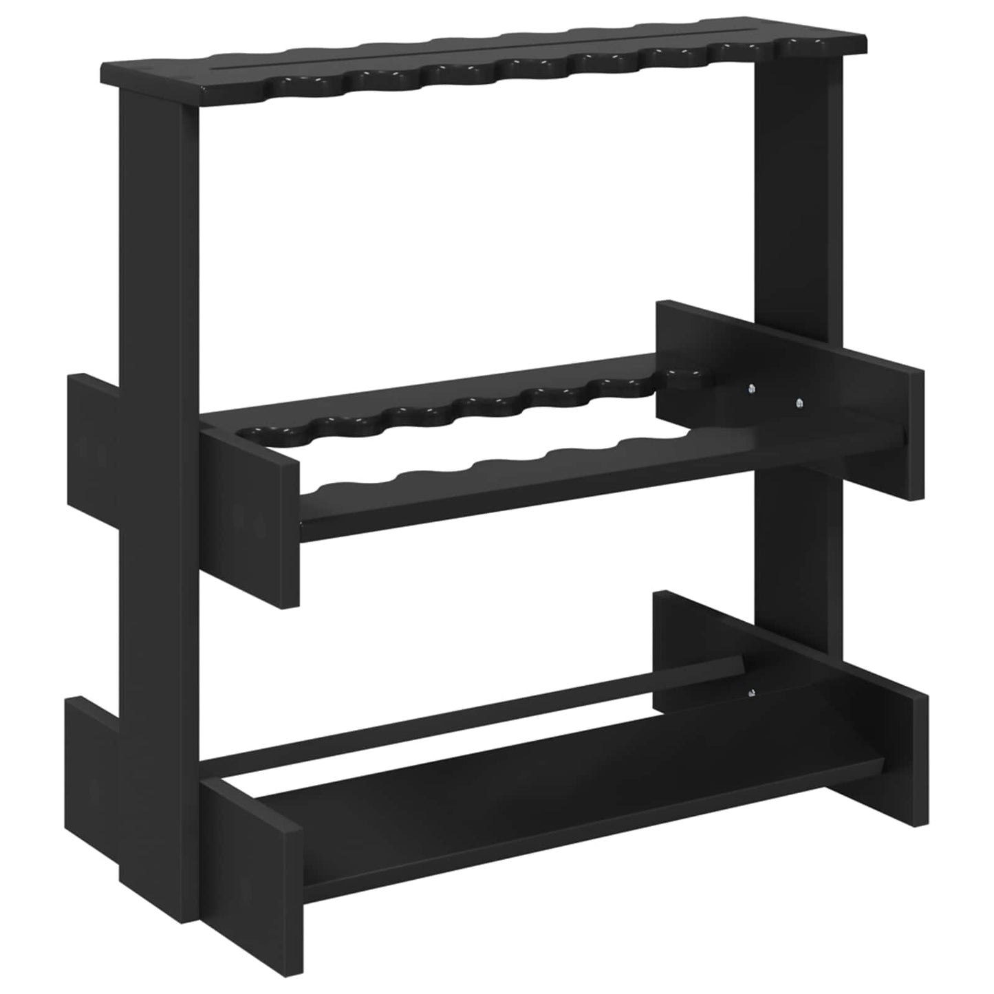 Billardkø støtter Konstrueret træ 60 x 35 x 60 cm Sort