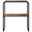 Konsolbord Røget eg 60 x 42,5 x 70 cm Konstrueret træ